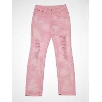 Girls creased deconstruction jean